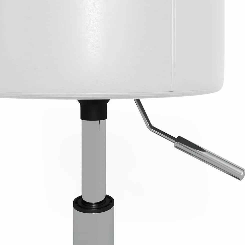 Vicco Stołek "Design", Biały, 33.5 x 67 cm do toaletki