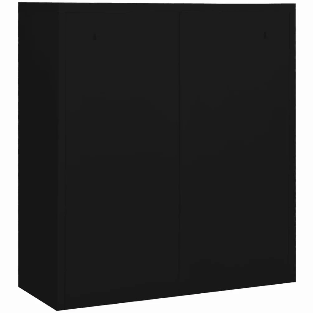 vidaXL Szafka biurowa, czarna, 90x40x102 cm, stalowa, szafka, szafka na dokumenty, szafka kartotekowa, szafki, szafki na dokumenty, szafki kartotekowe
