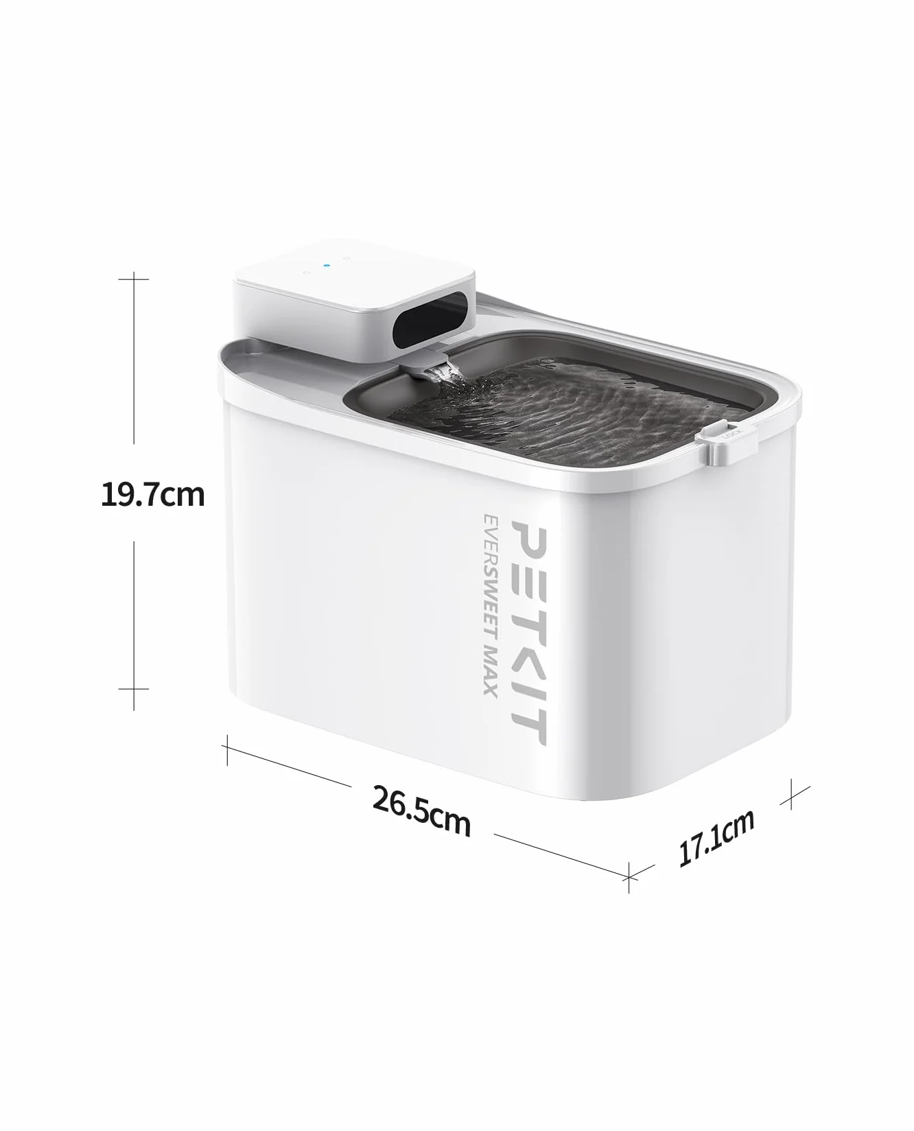 PETKIT EVERSWEET MAX Bezprzewodowa Fontanna dla Kota 3L Stal Nierdzewna 5000 mAh