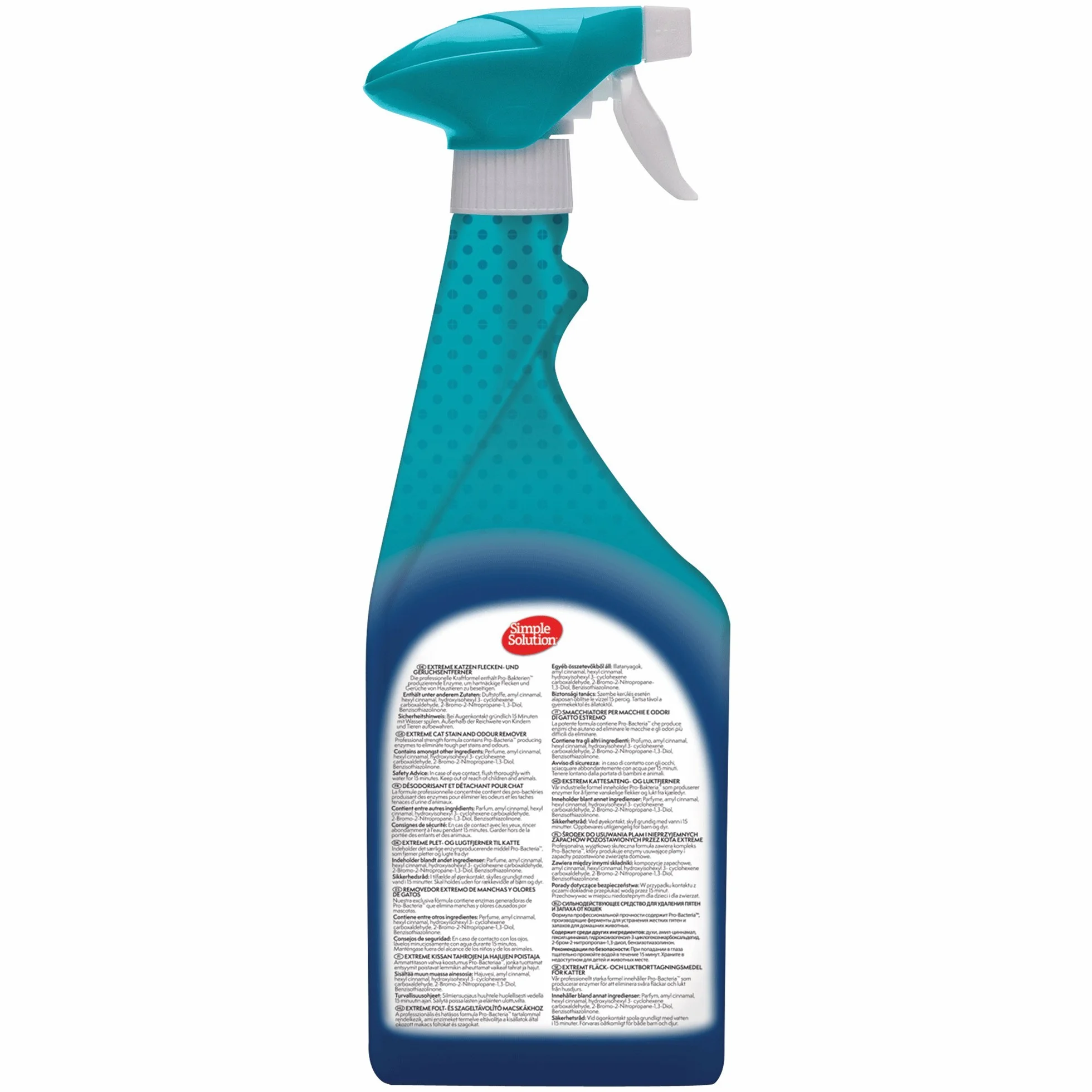 Simple Solution Wyjątkowo mocny odplamiacz i zapach dla kotów 750ml