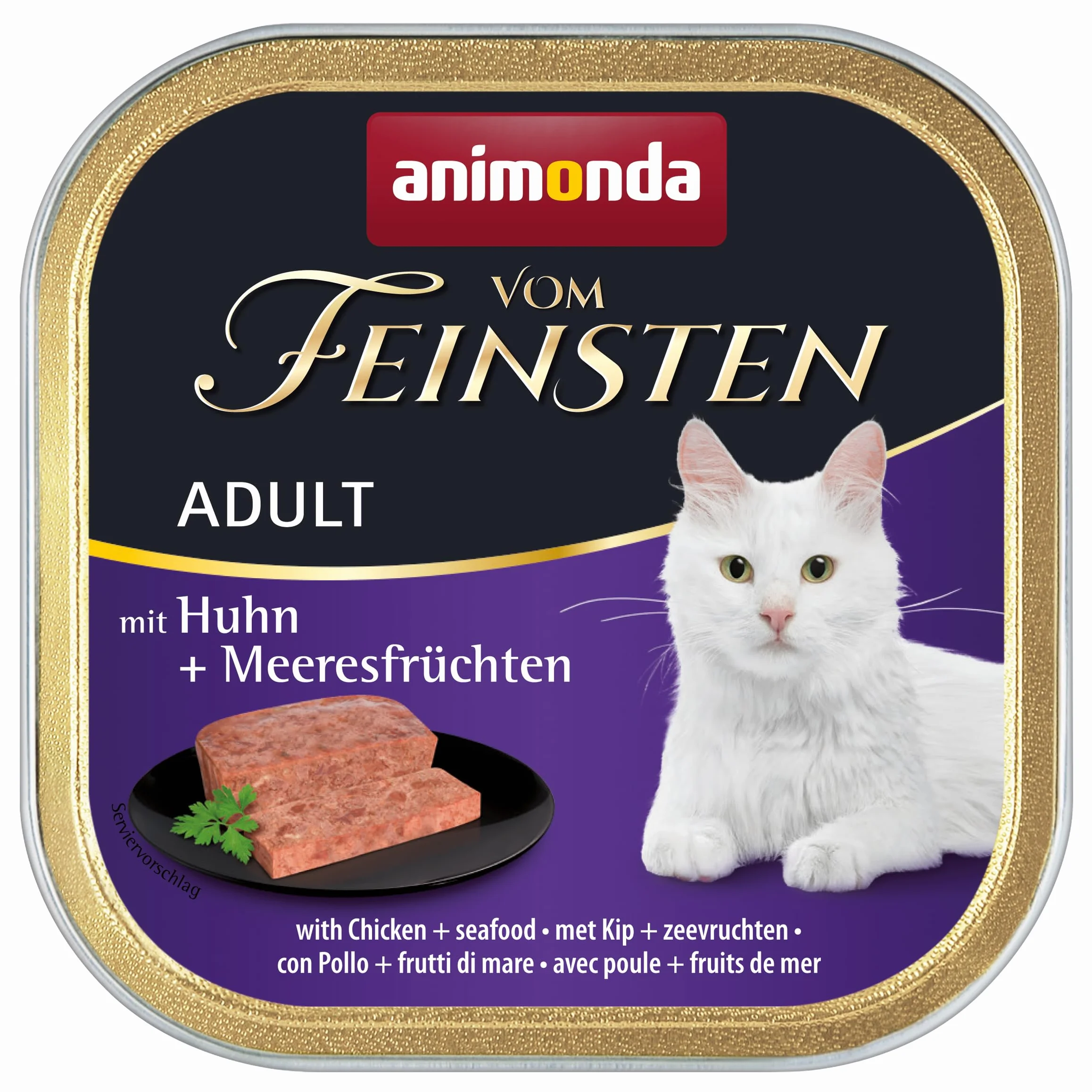 Animonda Vom Feinsten Karma dla Kotów, Mieszanka Ryb/Mięsa, 32x100 g