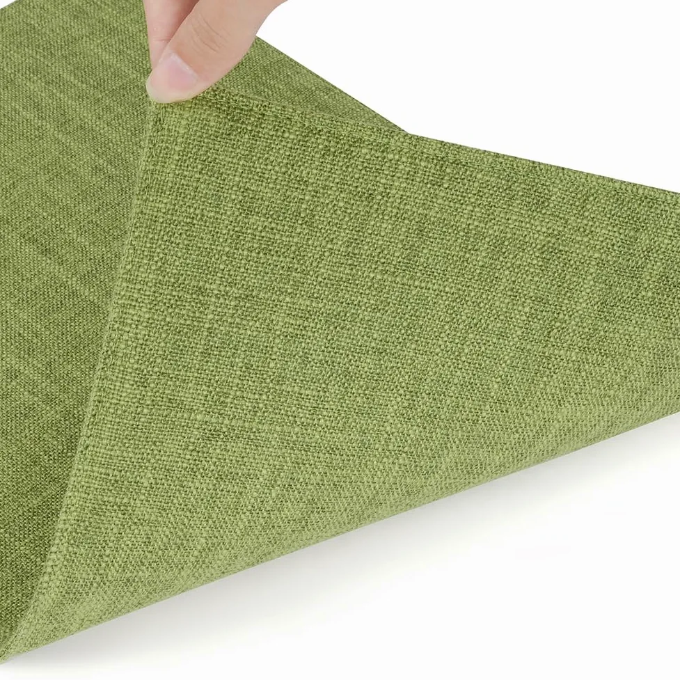 AUAUY Podkładki zmywalne 4 szt. 30 x 45 cm, antypoślizgowe PCV, zielone | Odporne na plamy i ciepło, idealne do kuchni, jadalni lub restauracji, łatwe do mycia