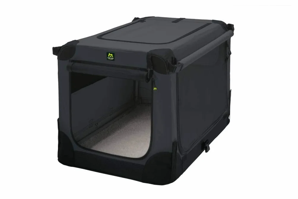 Maelson Soft Kennel składana skrzynia dla psa antracytowa L 92 x 64 x 64 cm