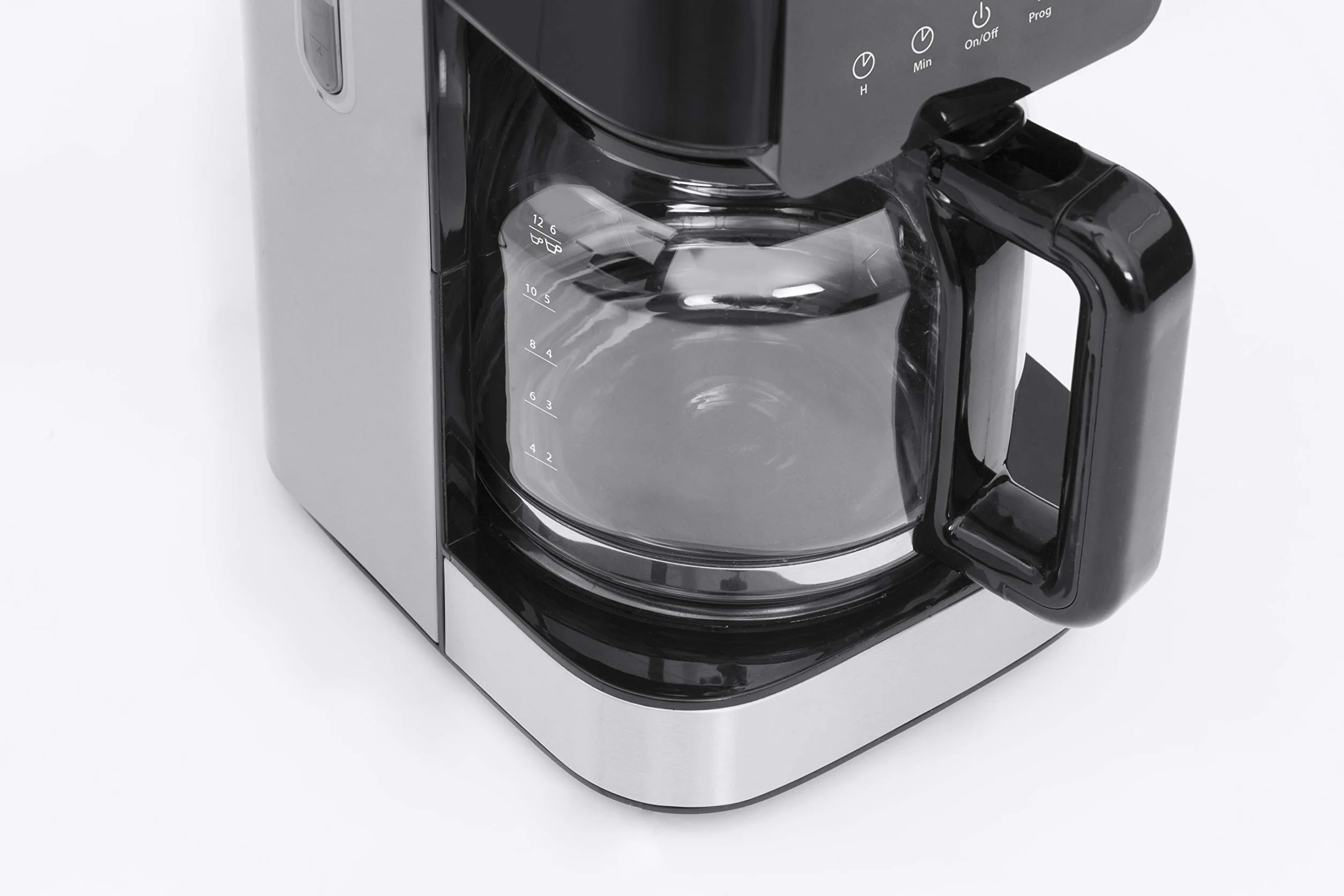 CASO Coffee Taste and Style ekspres do kawy z filtrem stałym, 1,5 l, optymalna temperatura zaparzania 92-96 °C, blokada kapania, zoptymalizowana głowica parzenia, stal nierdzewna, 12 filiżanek