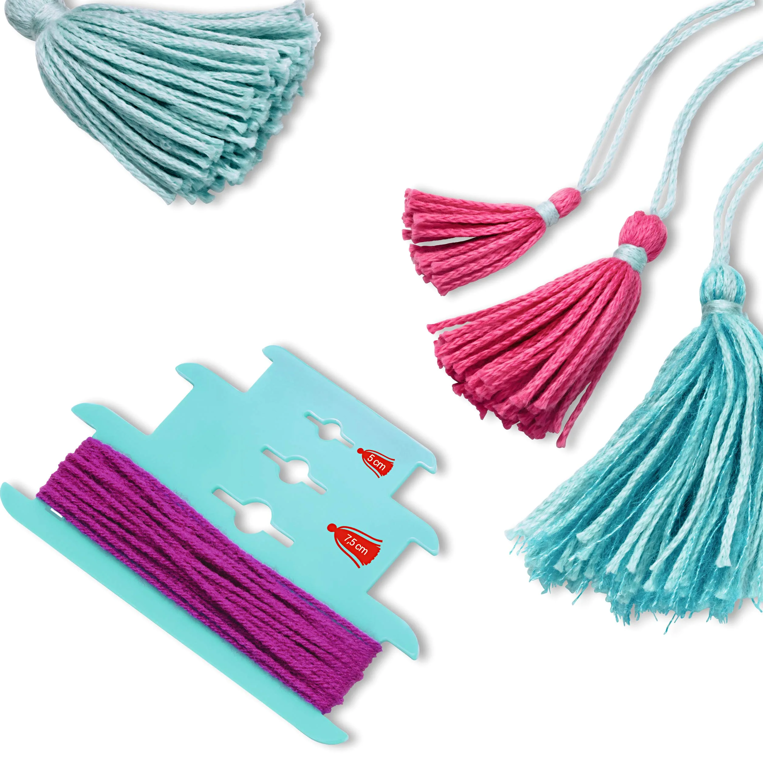 Prym - Prym Love Plastikowy Turkus (12.1 x 8.2cm) Tassel Maker - 1 Sztuka