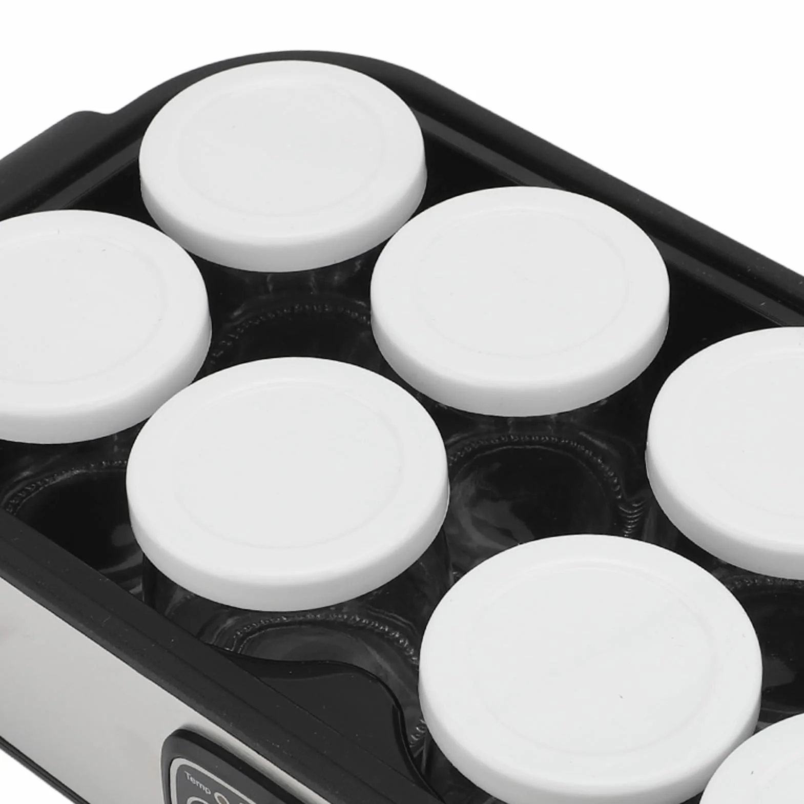 LUQEEG 1.4L Electric Jogurt Maker, Maszyna Producenta Jogurtu, Temperatura i Czas Regulowany, Automatyczne Przenośna Maszyna do Jogurtu z Słoikami Jogurtowymi o 8pc do Koktajlu Mlecznego, Dżemu,