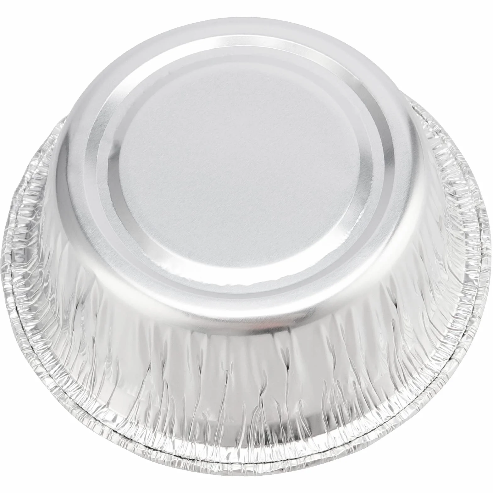 100 sztuk aluminiowych misek okrągłych 12 cm, małe aluminiowe miski do pieczenia, okrągłe foremki do pieczenia z folii aluminiowej, formy do ciasta, ciast, budyniu
