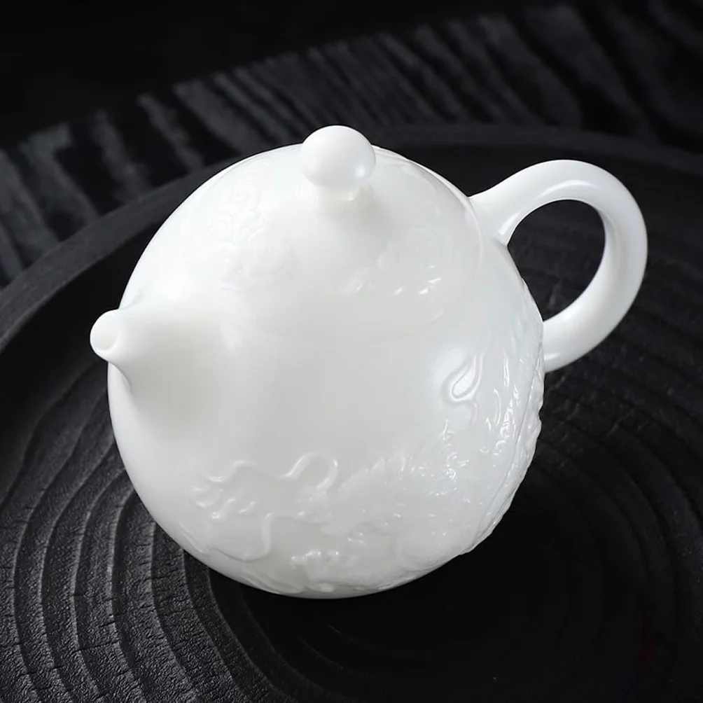 Ceramiczny dzbanek do herbaty, zestaw do herbaty Kung Fu z wbudowanym filtrem, idealny do parzenia i serwowania herbaty, elegancki design dla entuzjastów herbaty