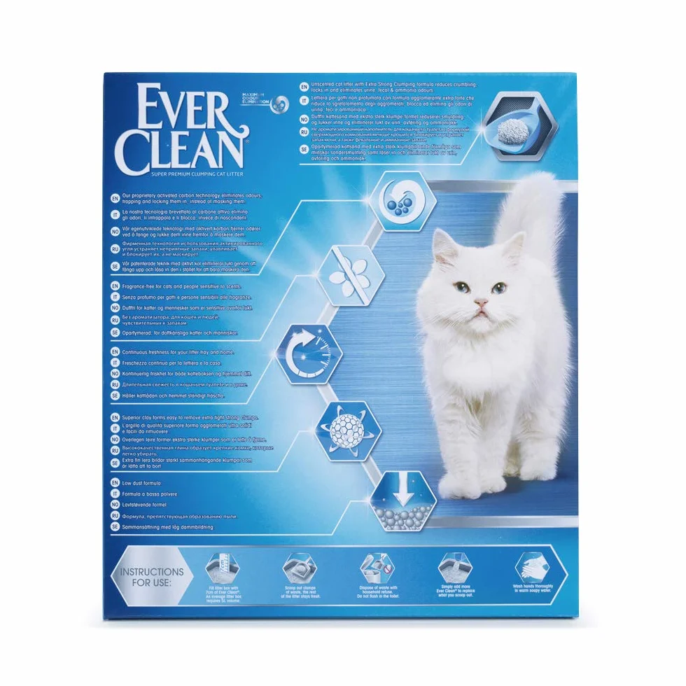 Ever Clean Kuweta dla kota żwirek bezzapachowy 10 l