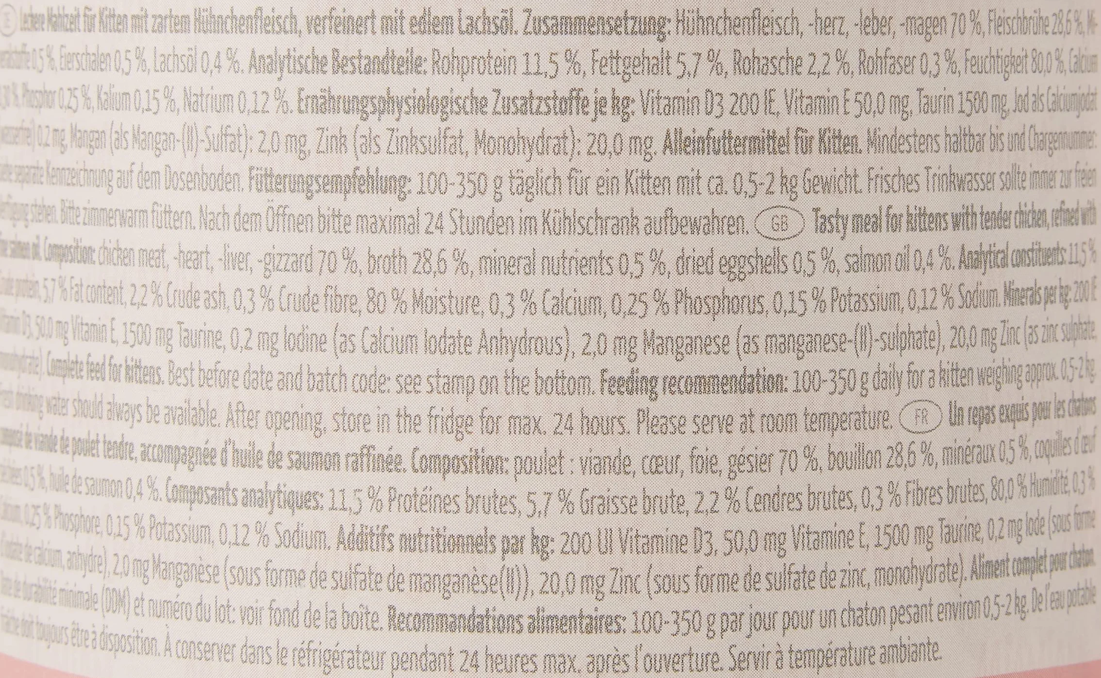 Mjamjam Karma dla Kota, Kurczak, 6 x 200 g
