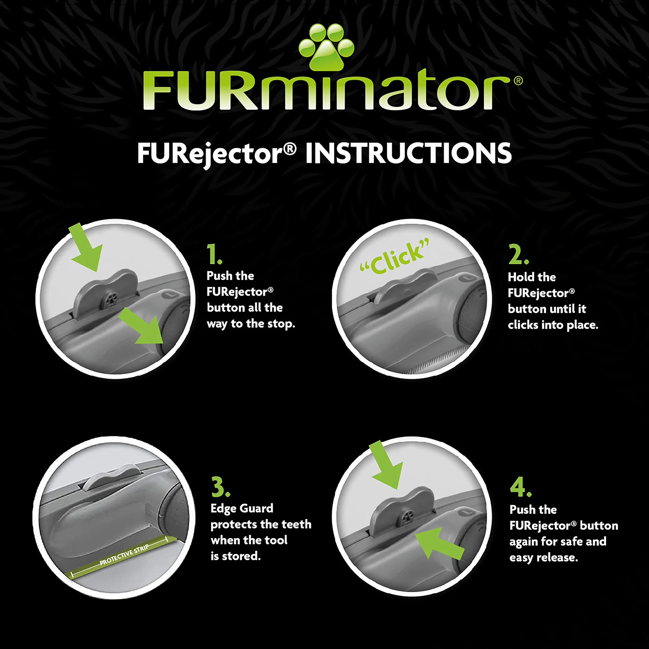 Furminator Szczotka dla Psów Szary/Pomarańczowy M