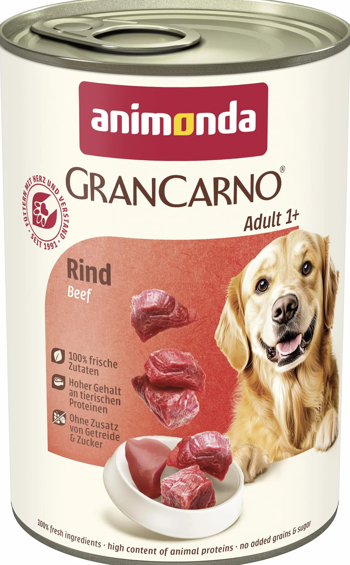 Animonda Vom Feinsten Grancarno Adult Karma dla Psów, Wołowina, 6 x 400 g
