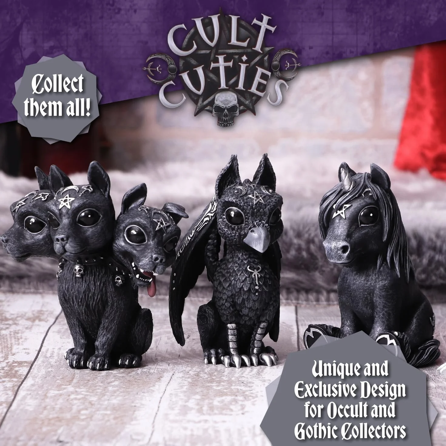 Nemesis Now Figurka Cult Cuties, czarna, 10,5 cm