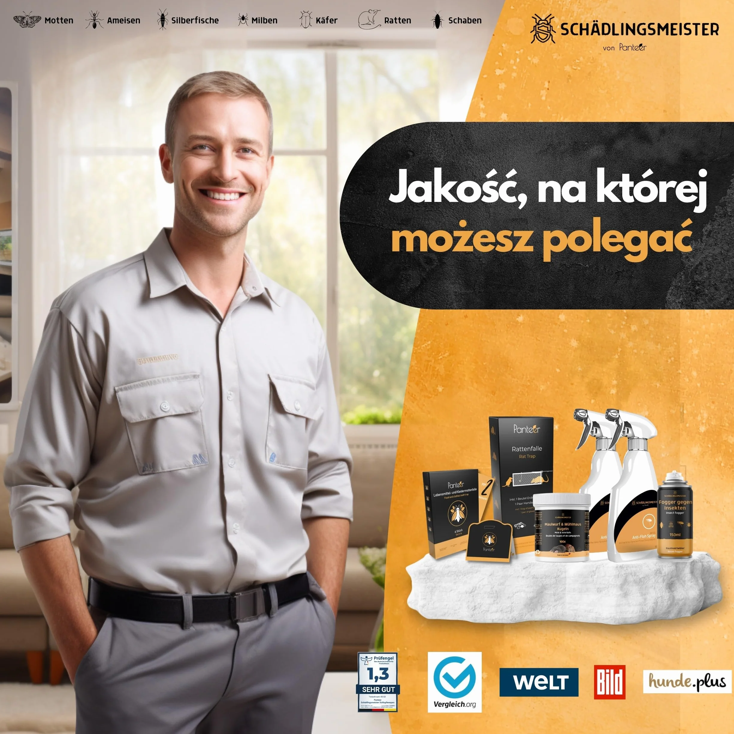 Panteer PEST MASTER pierścienie z drewna cedrowego - 50 sztuk + 1 pułapka na mole ćmy odzieżowe - ochrona przed molami z drewna cedrowego do szafy - pułapka na mole odzieżowe - przeciw ćmom