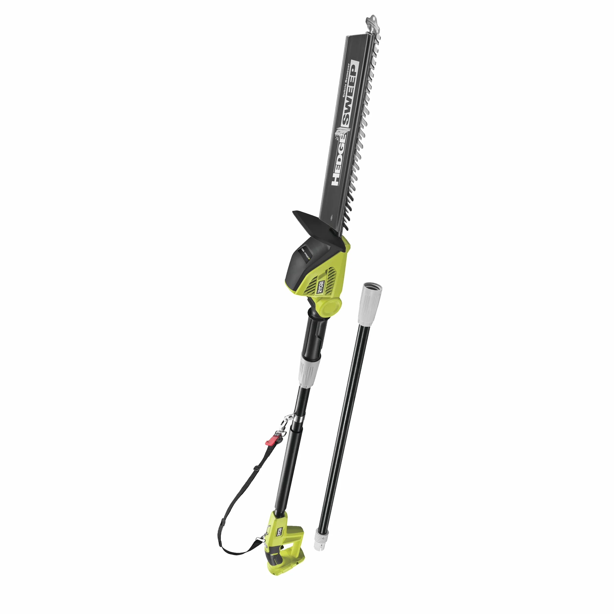 Ryobi Nożyce do Żywopłotu na Wysięgniku 18 V, OPT1845, Długość Ostrza 45 cm, Regulacji Długości Wysięgnika, Zasięg Nawet do 2.9 m, Wersja bez Akumulatora i Ładowarki