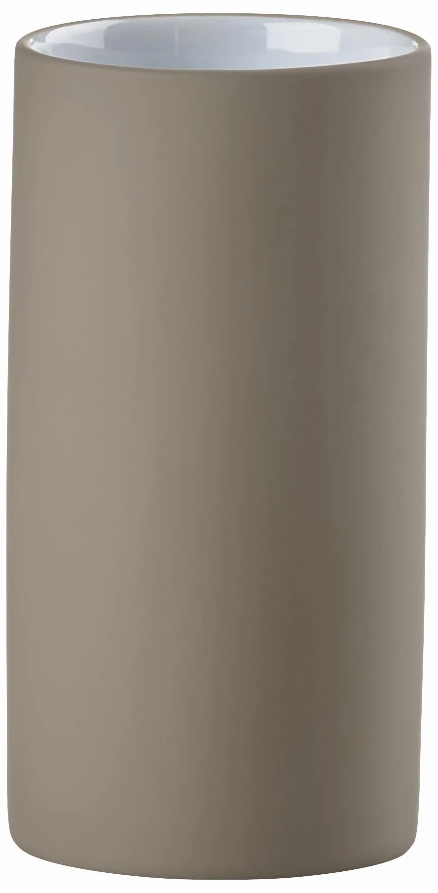 Zone Denmark Solo Kubek na szczoteczki do zębów Dia 6 x 12,2 cm Taupe