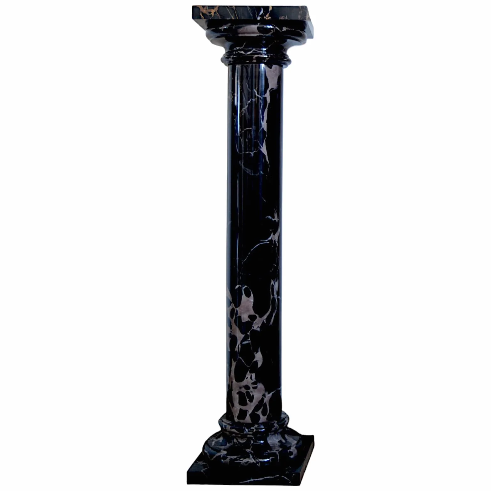 Marmurowa kolumna Portoro Antique Marble Column Made in Italy H.100cm