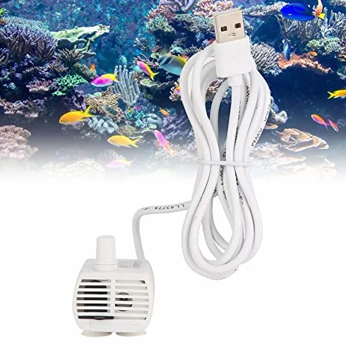 USB Pompa wodna do akwarium Pompa zanurzeniowa Mini Zatapialna pompa wodna Pompa do akwarium Cicha DC Mikropompa do akwarium do akwarium Fontanna z żywicy Dozownik wody dla zwierząt
