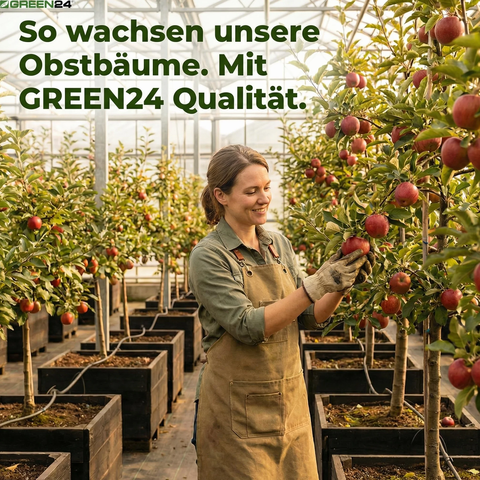 GREEN24 Nawóz do drzew owocowych - specjalistyczny nawóz do drzew owocowych i jagód maliny, gruszy, wiśni, śliwki, borówek, porzeczek NPK 250ml koncentrat