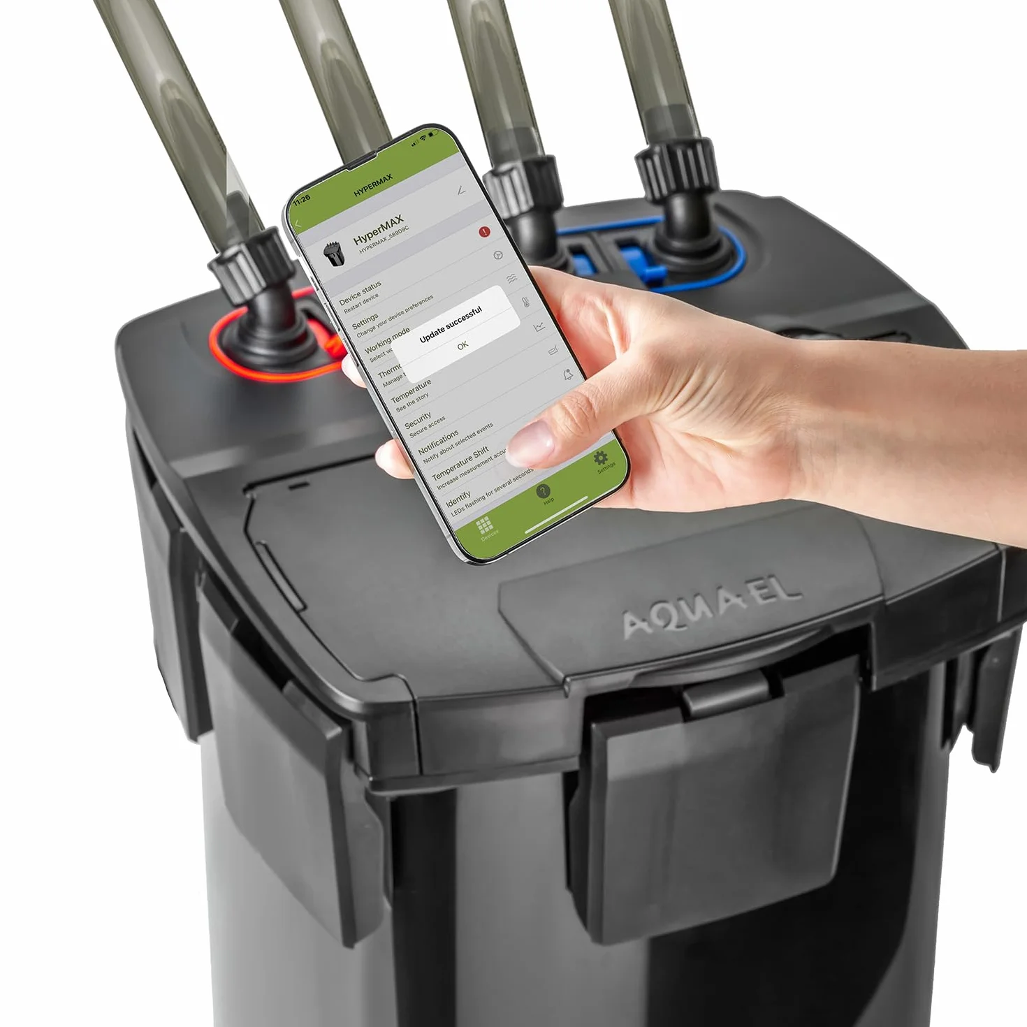 Filtr HYPERMAX LINK - Kontroluj świat pod wodą | filtr zewnętzrny do akwariów słodkowodnych 200-1500 l | 4500 l/h | 18-36 W