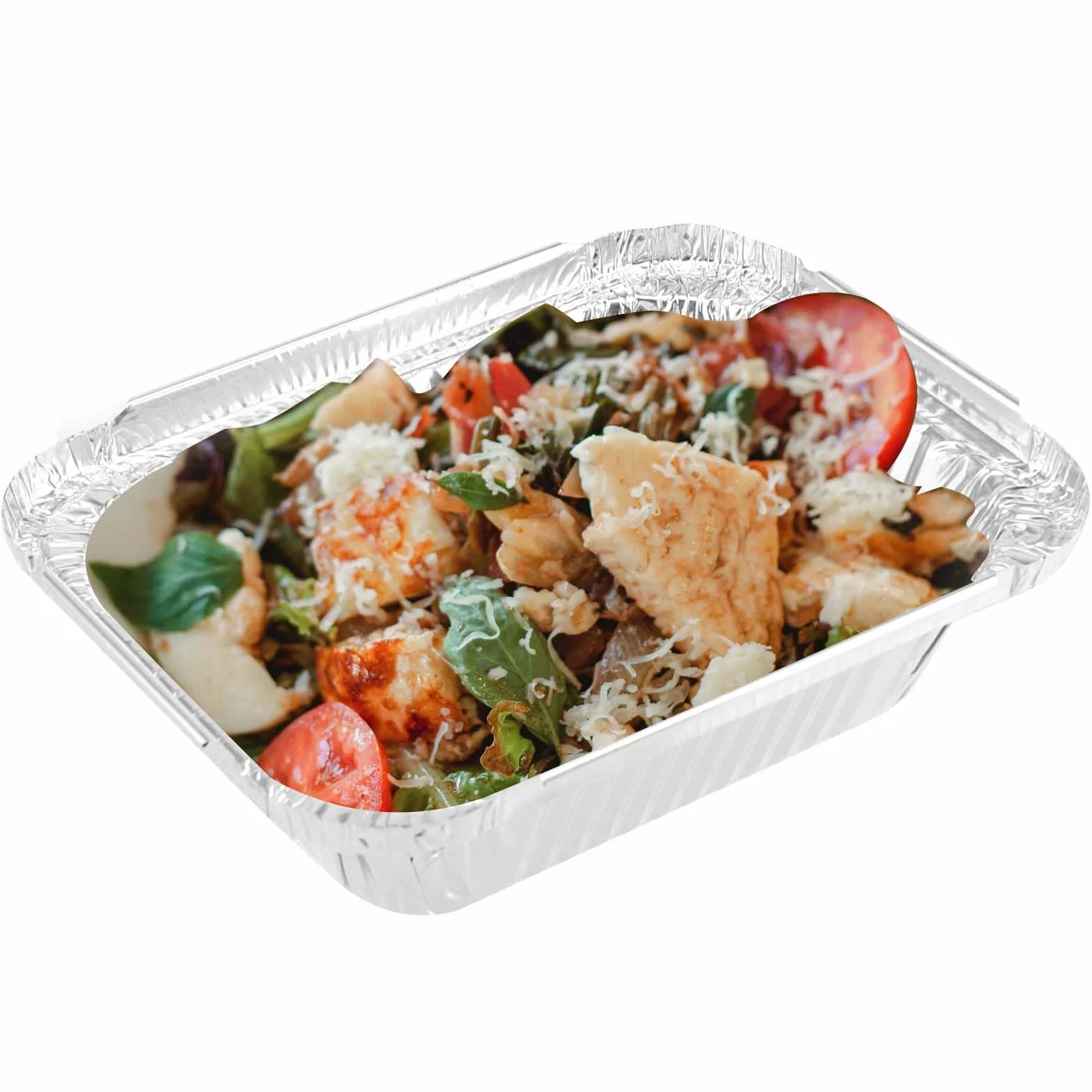 100 sztuk 13 x 10 x 4,2 cm aluminiowe miski ociekowe, kwadratowe, aluminiowe miski 260 ml, miski aluminiowe z pokrywką, miski aluminiowe do grilla, ciasta, owoców i warzyw