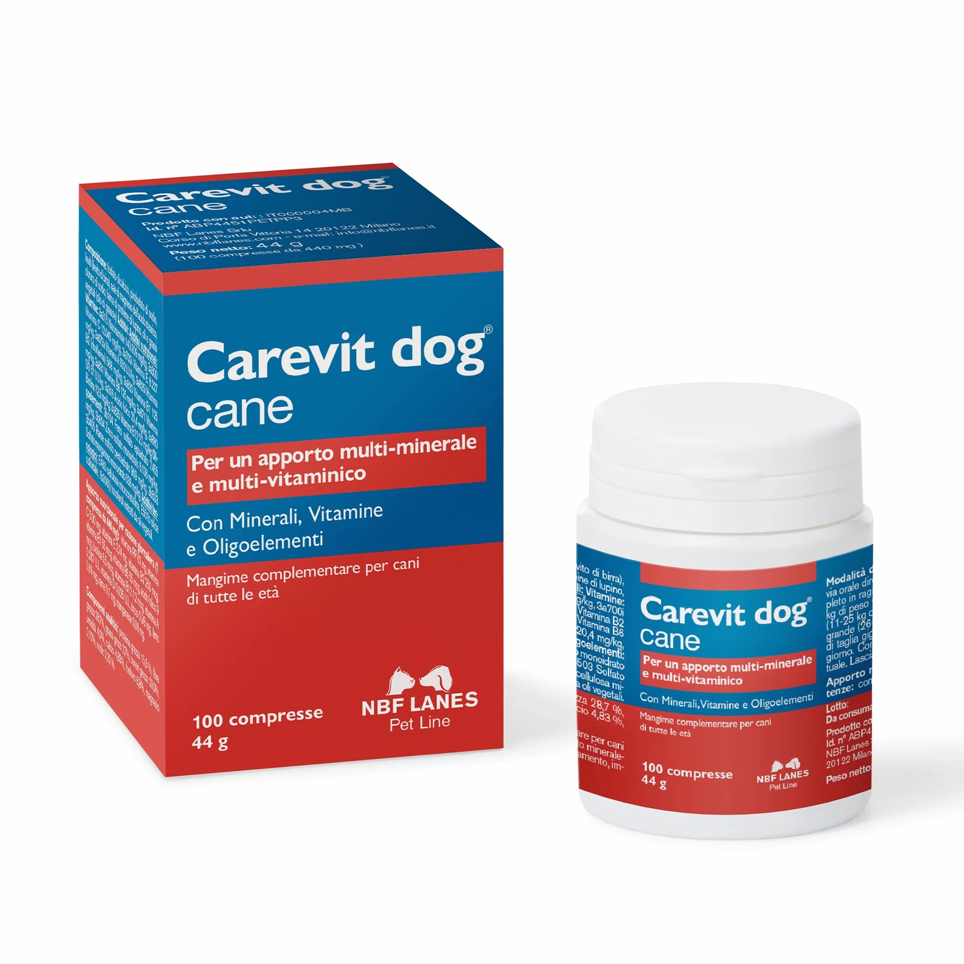 NBF Carevit Dog 100 tabletek dzielących suplement dla psów