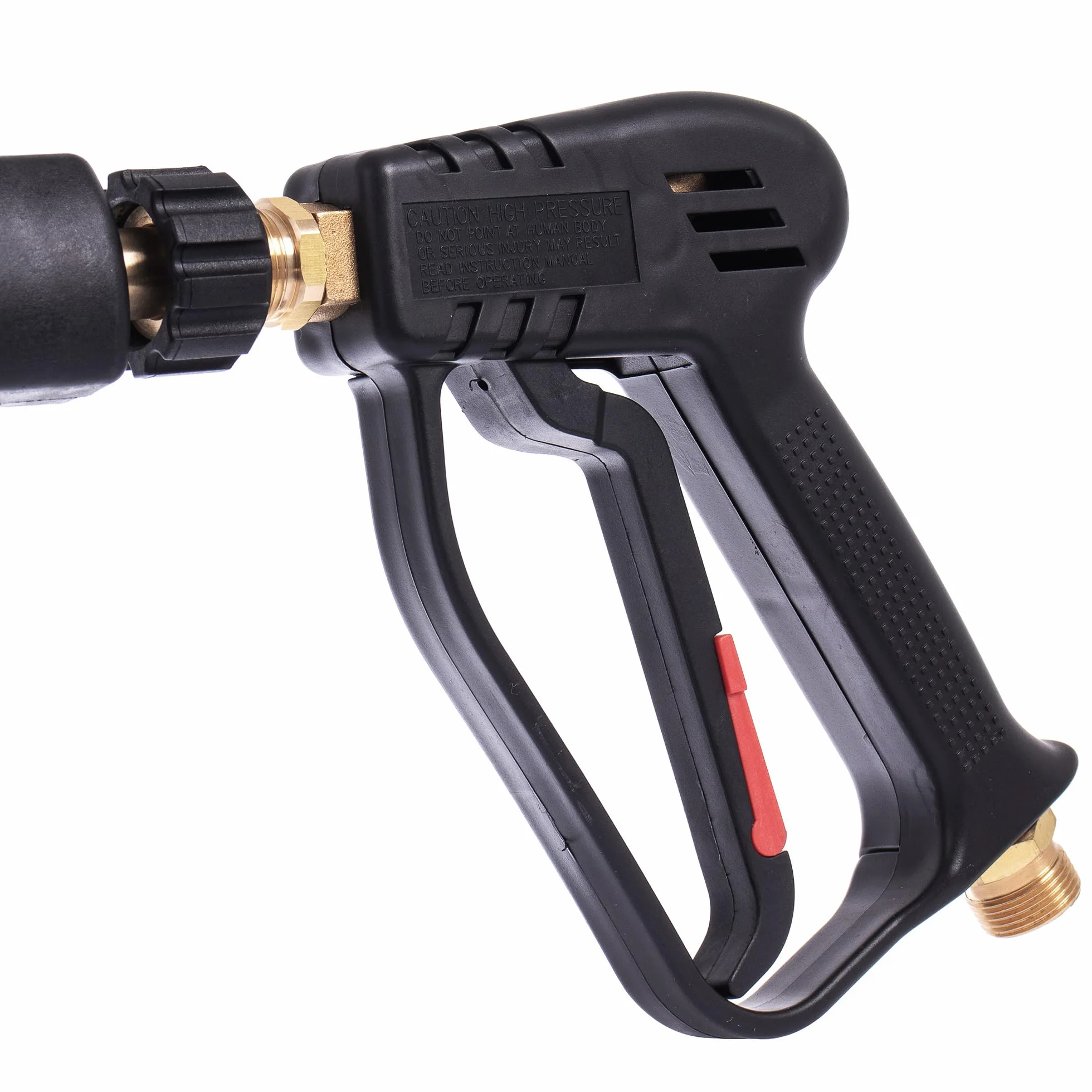 Techkar pistolet wysokociśnieniowy z lancą i dyszą, kompatybilny z myjkami wysokociśnieniowymi Kärcher Kränzle