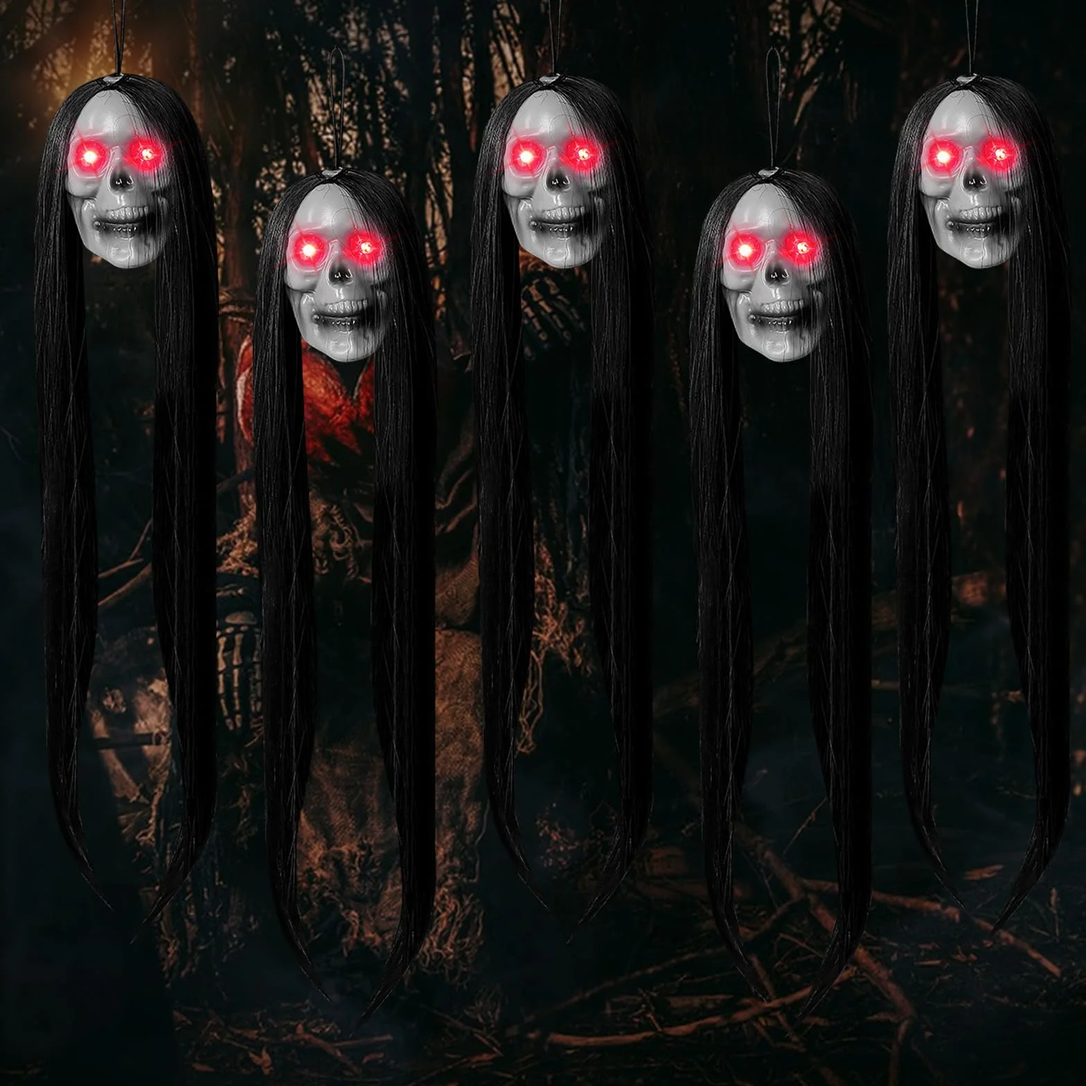 Świeca Czaszka - Świeca z czaszką - Dekoracja Halloween - Gotycka - Grunge'owa dekoracja Skull Low-Poly