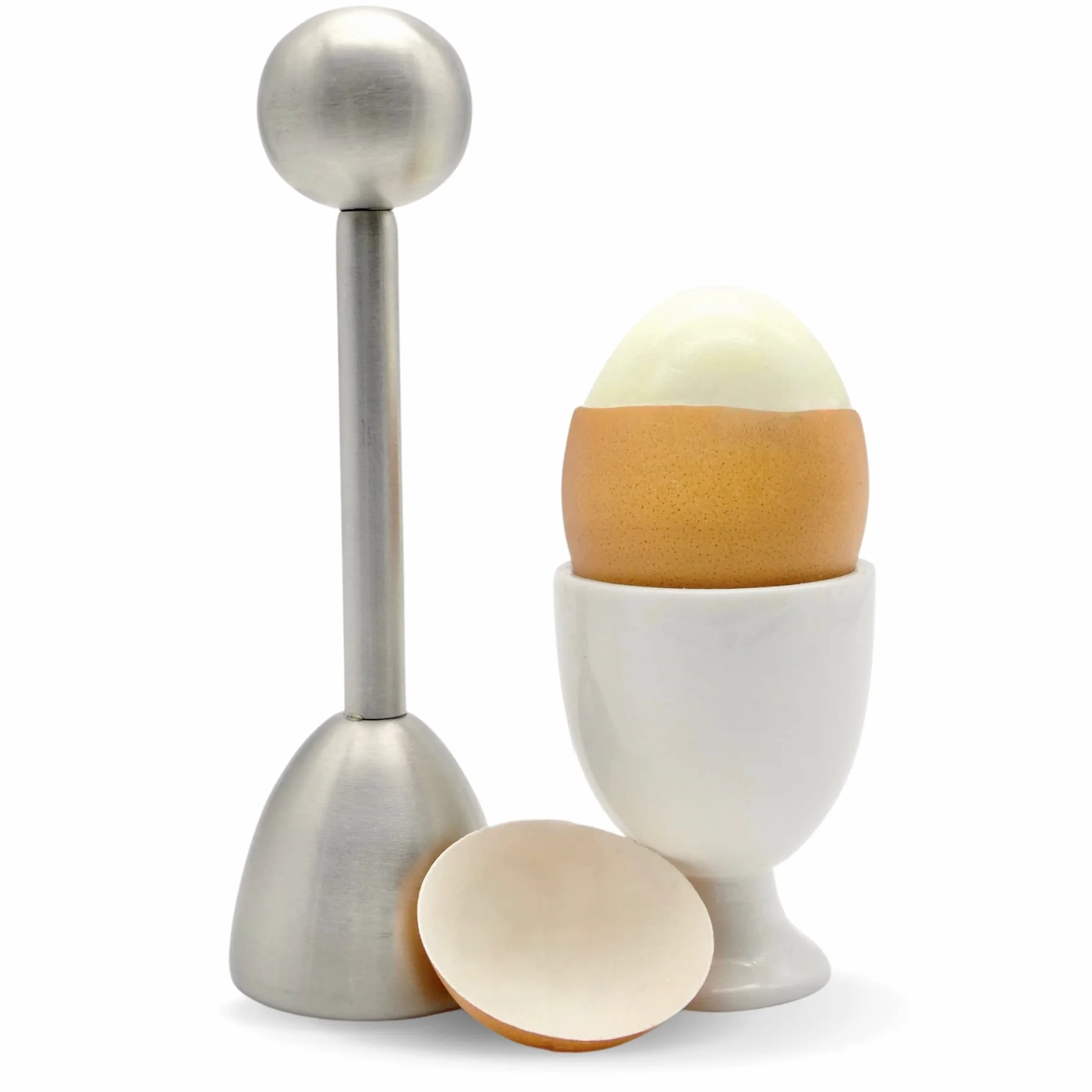 Impeccable ICO013 Culinary Objects Obieraczka do Jajek ze Stali Nierdzewnej, Srebrny