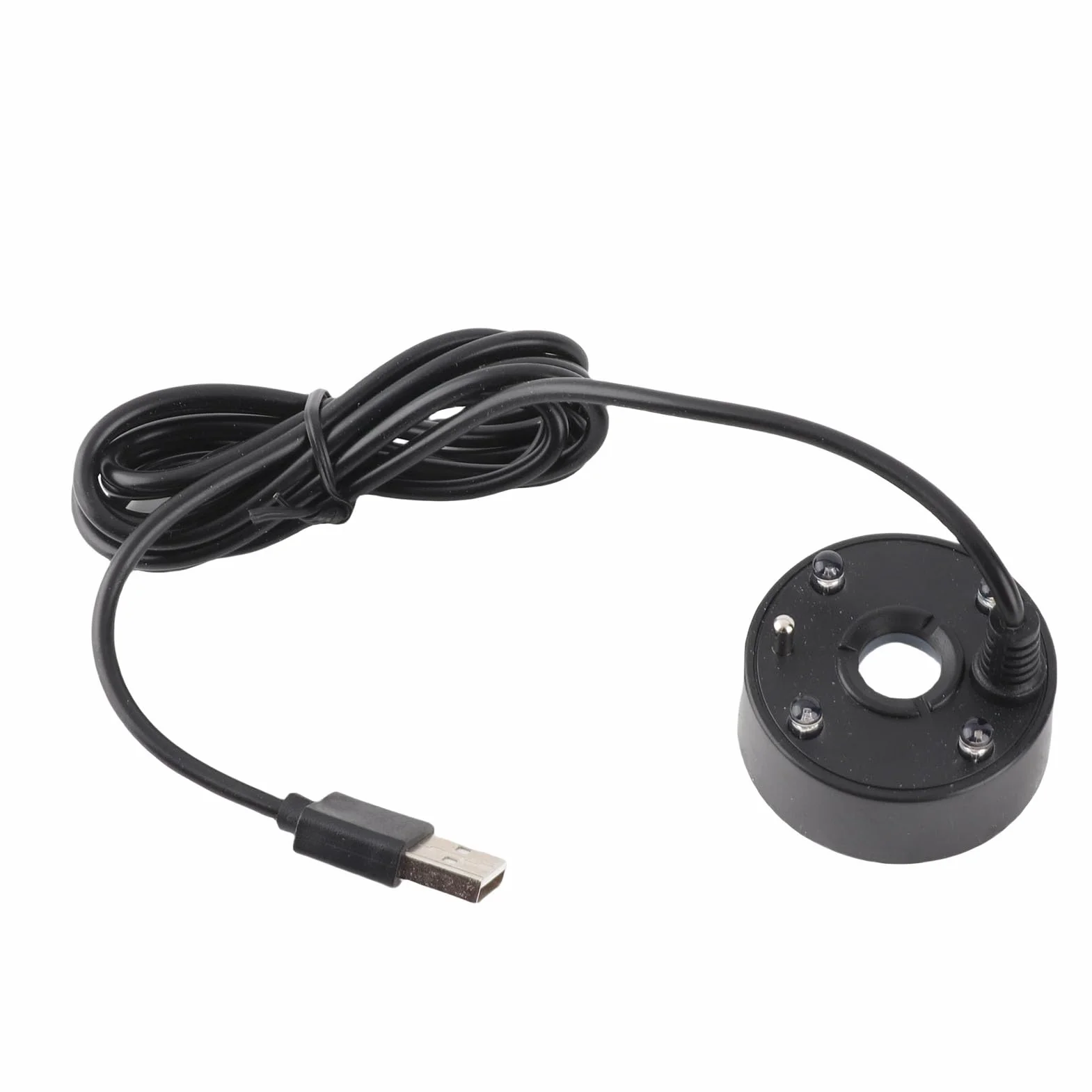 Wytwornica Mgły, Wytwornica Mgły USB ze światłami LED RGB, Ultradźwiękowy Zamgławiacz do Stawów, Wigwamów, Akwariów, Nieogrzewająca się Ekologiczna Wytwornica Mgiełki, łatwa w