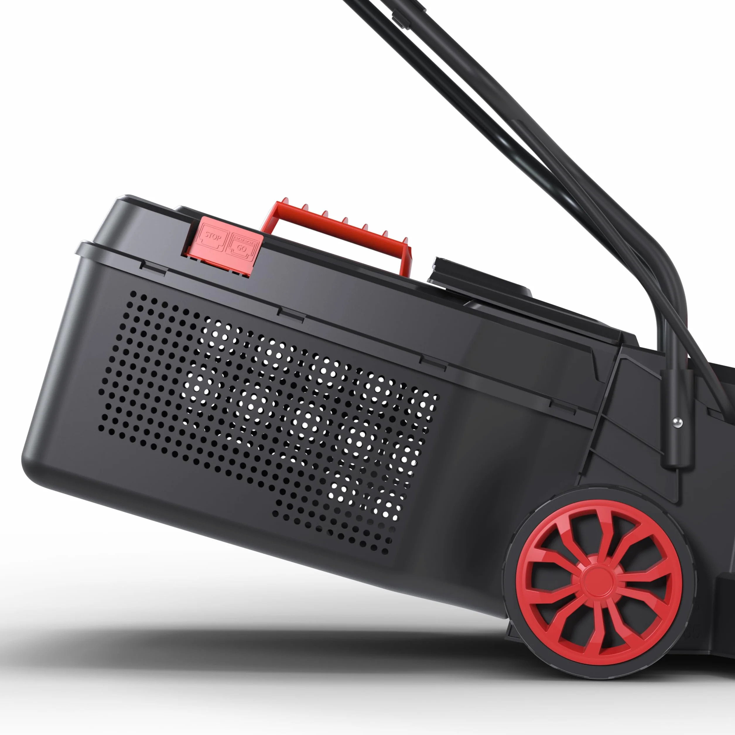 Güde Kosiarka elektryczna 320/1300 (230 V, 1300 W, prędkość obrotowa silnika 3500 obr./min, szerokość cięcia 32 cm, kosz na trawę 30 l, 3-stopniowa regulacja wysokości koszenia 25-65 mm, rozmiar opon