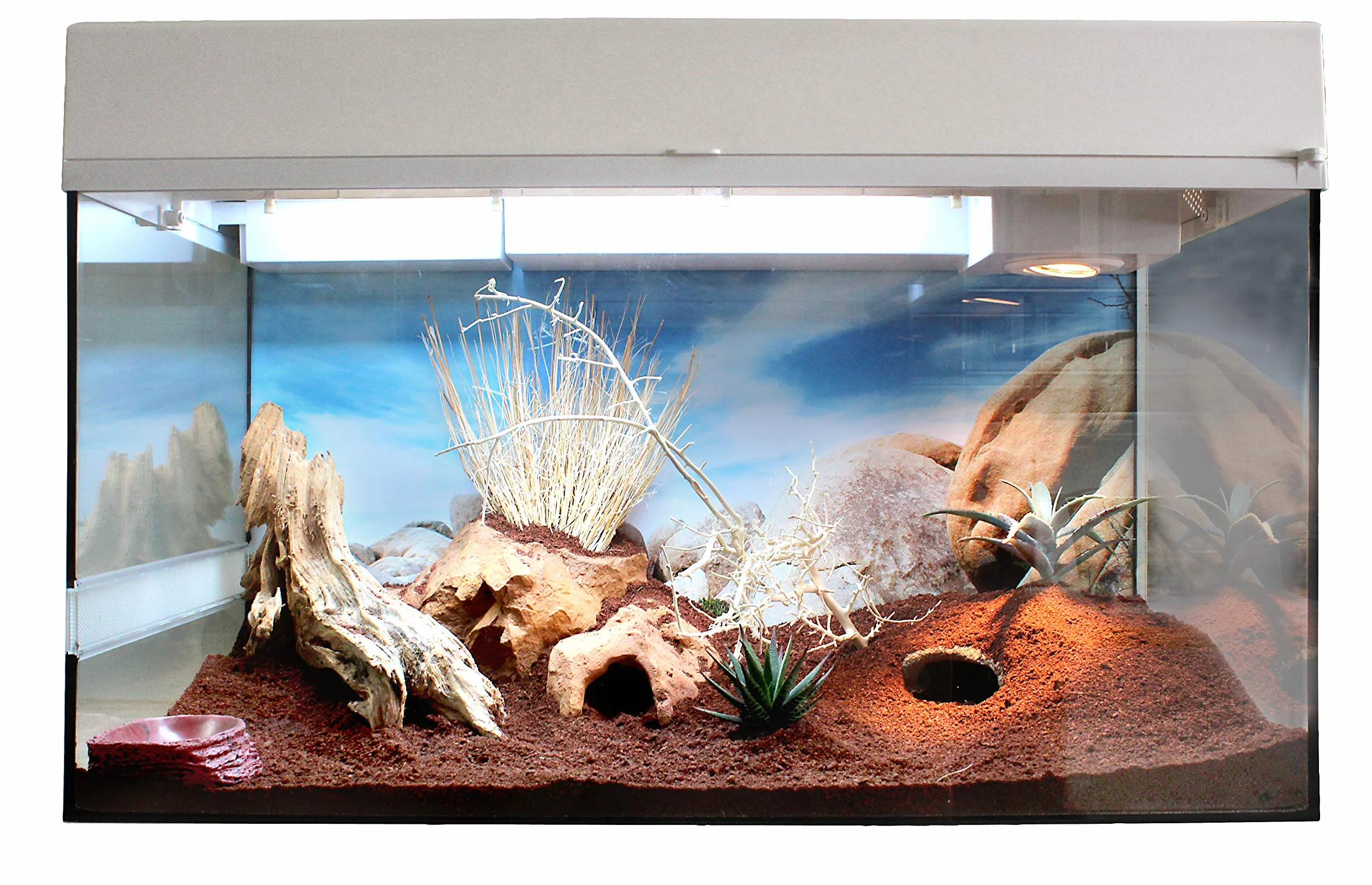 Lucky Reptile 7-litrowe podłoże do terrariów pustynnych-naturalne podłoże z piaskiem i gliną-podłoże do terrarium dla smoków brodatych i gekonów lamparcich