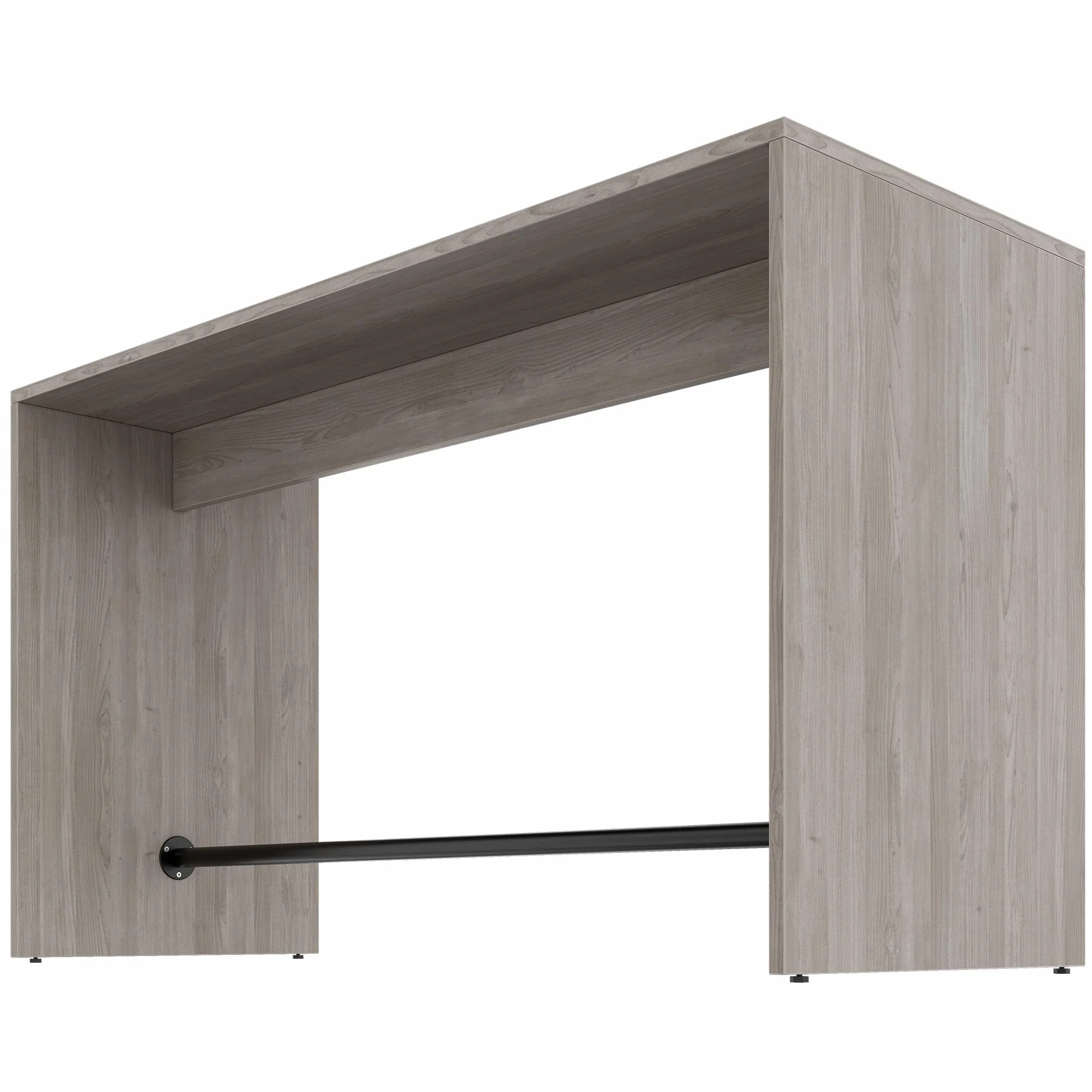 Stół wysoki | Light | melamina, dąb północny | 160-180 cm | wytrzymały | odporny na zarysowania | przyjemna wysokość | do biura, na spotkanie i w czasie wolnym