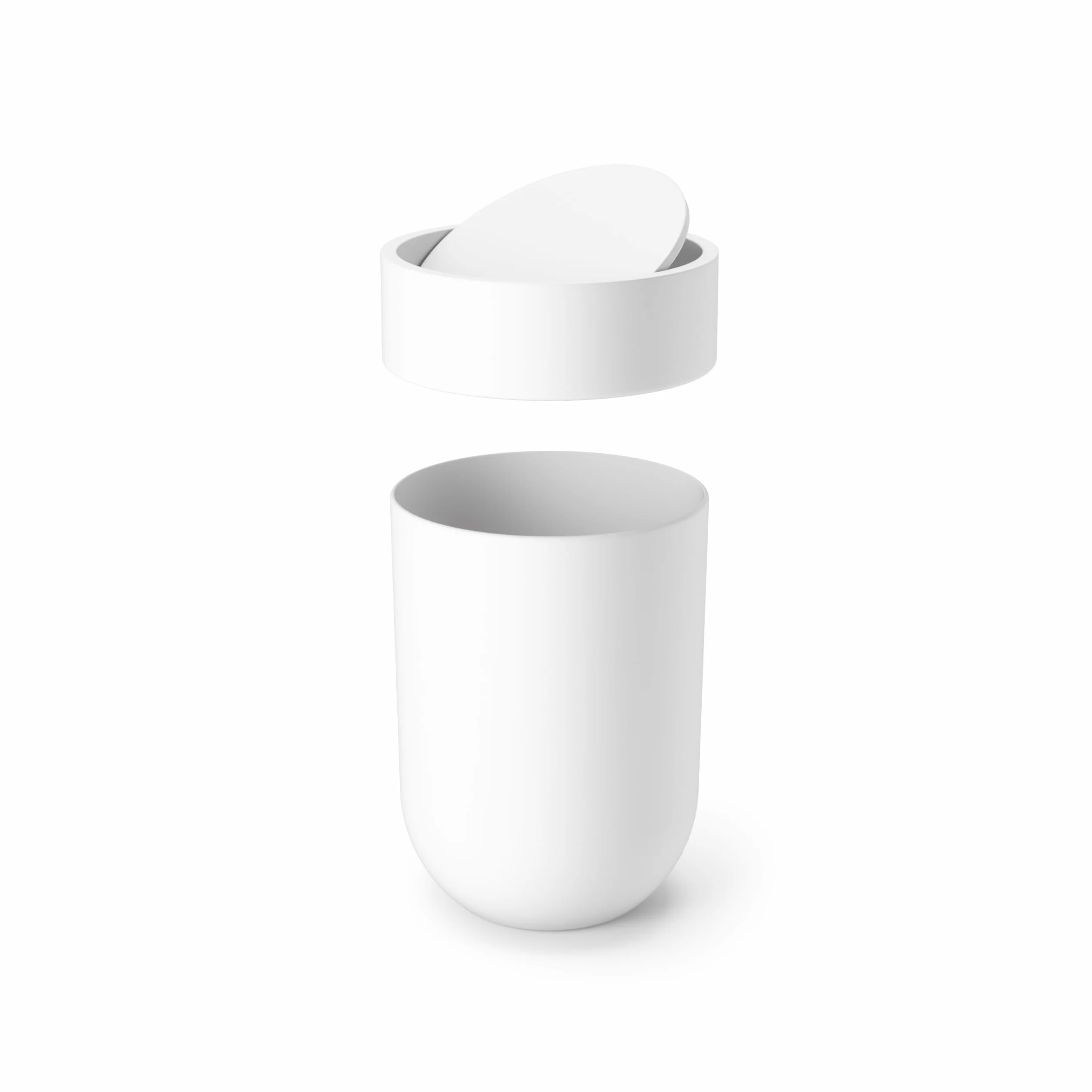 Umbra Touch Kosz na Śmieci, Biały, 6 L