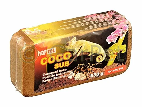 kokos cegła Coco kokos bloku kokos Brick próchnicą cegła kokos ziemi mulcz ziemi 650 gr – naturalne włókno kokosowe dla gadów, płazów i roślin tropikalnych, zwiększa objętość do 9L po namoczeniu