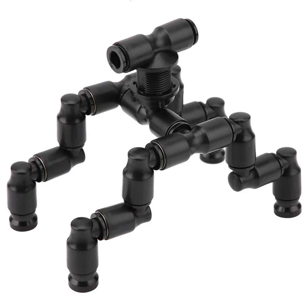 Gady Dysza do Terrarium, Plastikowe Gady Fogger Mist Sprinkler Zbiornik Lasu Deszczowego Regulowana Dysza Chłodząca 360 dla Zwierząt Domowych System Chłodzenia Zwierząt Domowych