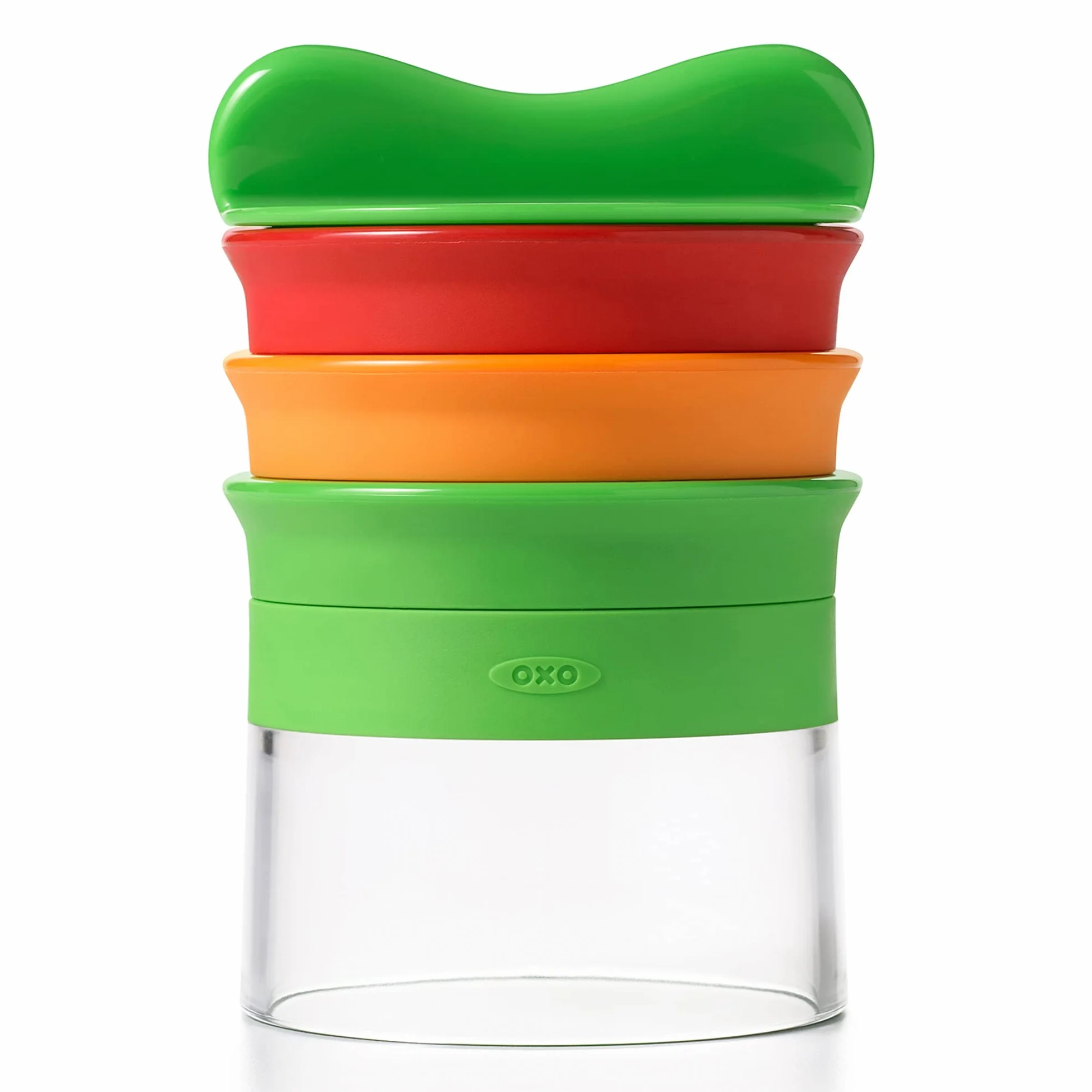 OXO Good Grips ręczna krajalnica spiralna z 3 ostrzami z wielokolorowej stali nierdzewnej