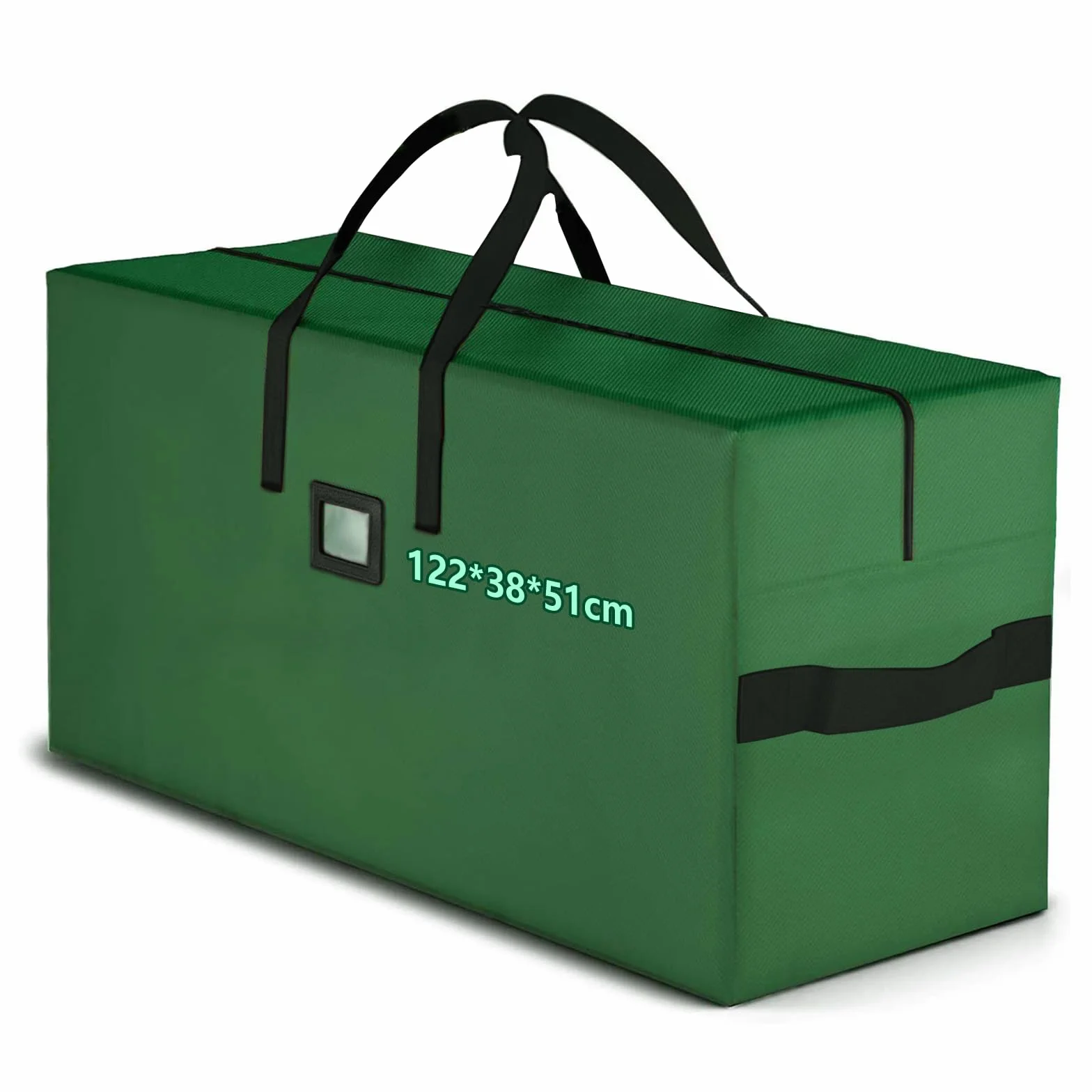 ENCOUN Torba na poduszki ogrodowe, torba XXL, wodoszczelna torba do przechowywania, 122 x 38 x 51 cm, torba do przechowywania nakładek 600D Oxford, odporna na promieniowanie UV torba na poduszki