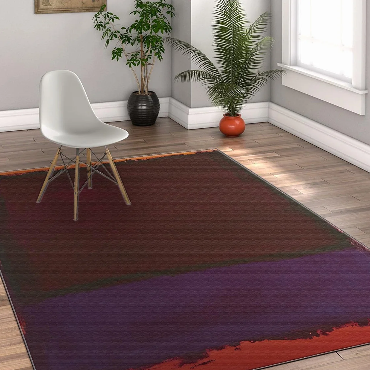 Dywan 80 x 150 cm abstrakcyjny dywan cienki składany nadający się do prania w pralce salon wzory klocki kolorowe odporne antypoślizgowe plamy duża podłoga niskie włosie biuro nowoczesny dom