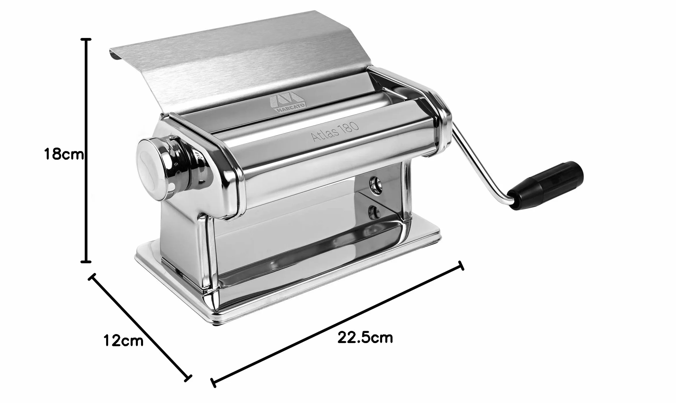 MARCATO 8405 Atlas 180 Slide, stal stopowa, aluminium