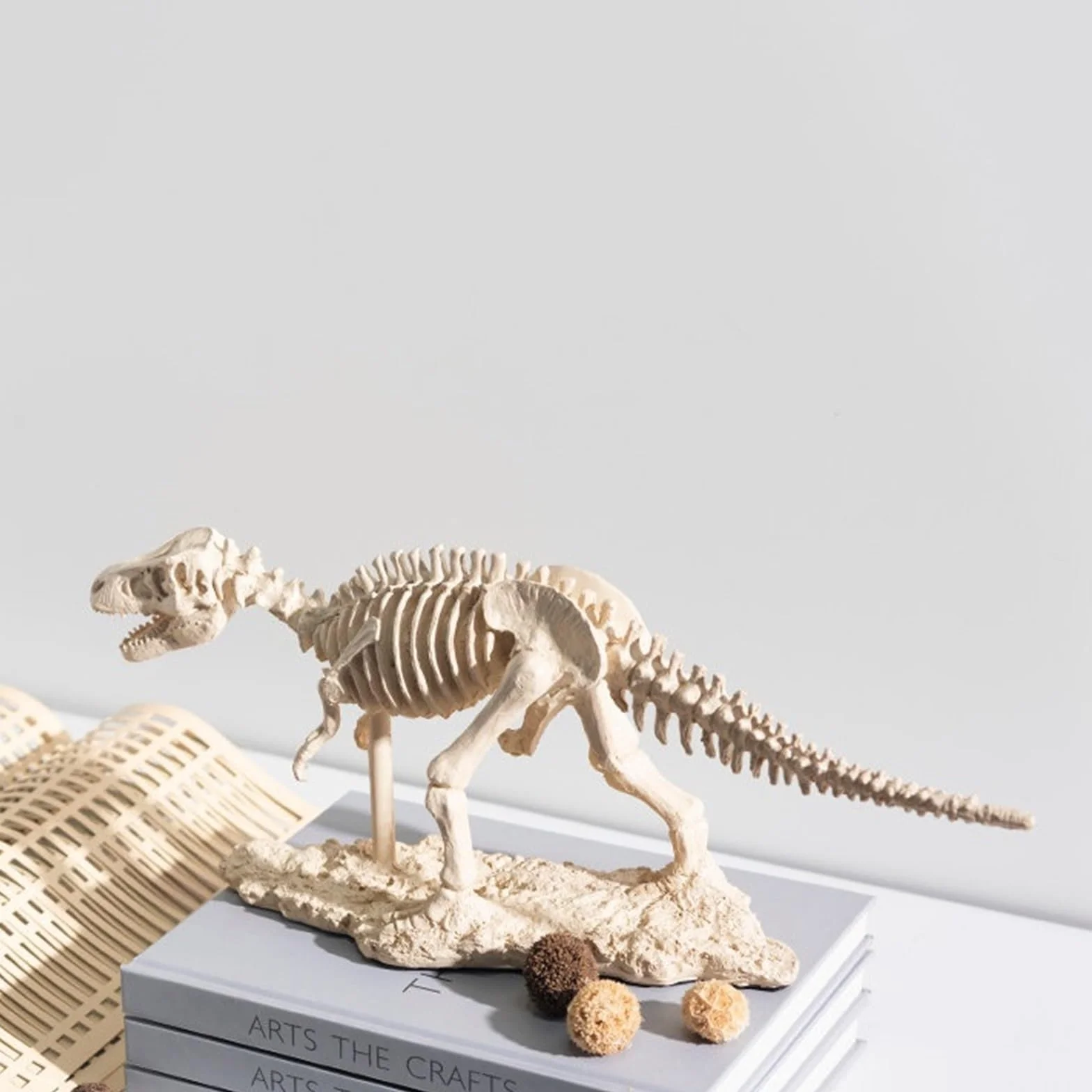 Dekoracje Stołu Realistyczna rzeźba szkieletu Tyrannosaurus Rex żywica dinozaur skamielina wystrój edukacyjna figurka kolekcjonerska Statua Sztuki