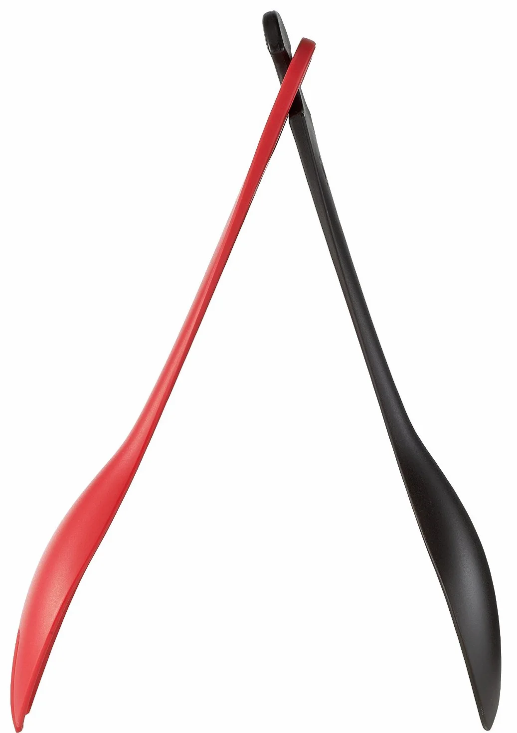 Tefal Ingenio Sztućce do Nakładania Sałatek, Czarny/Czerwony, 2 Elementy