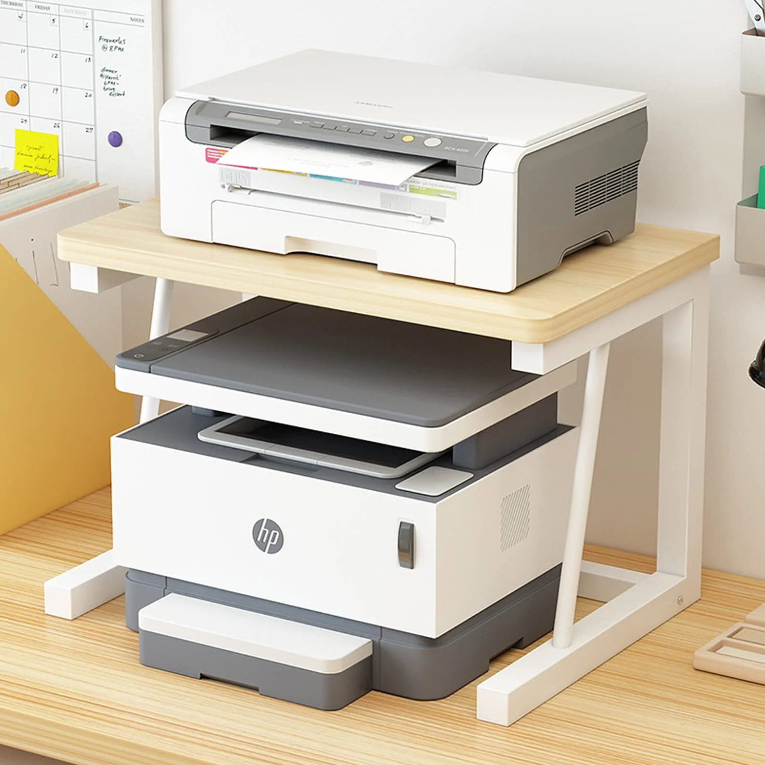 Drukarka Szafka Półka na drukarkę Stojak Kuchenny Stojak Biurko Półka z Szafką Do Przechowywania Biuro Home Desktop Desktop Stop Office Organizacja Stojak im