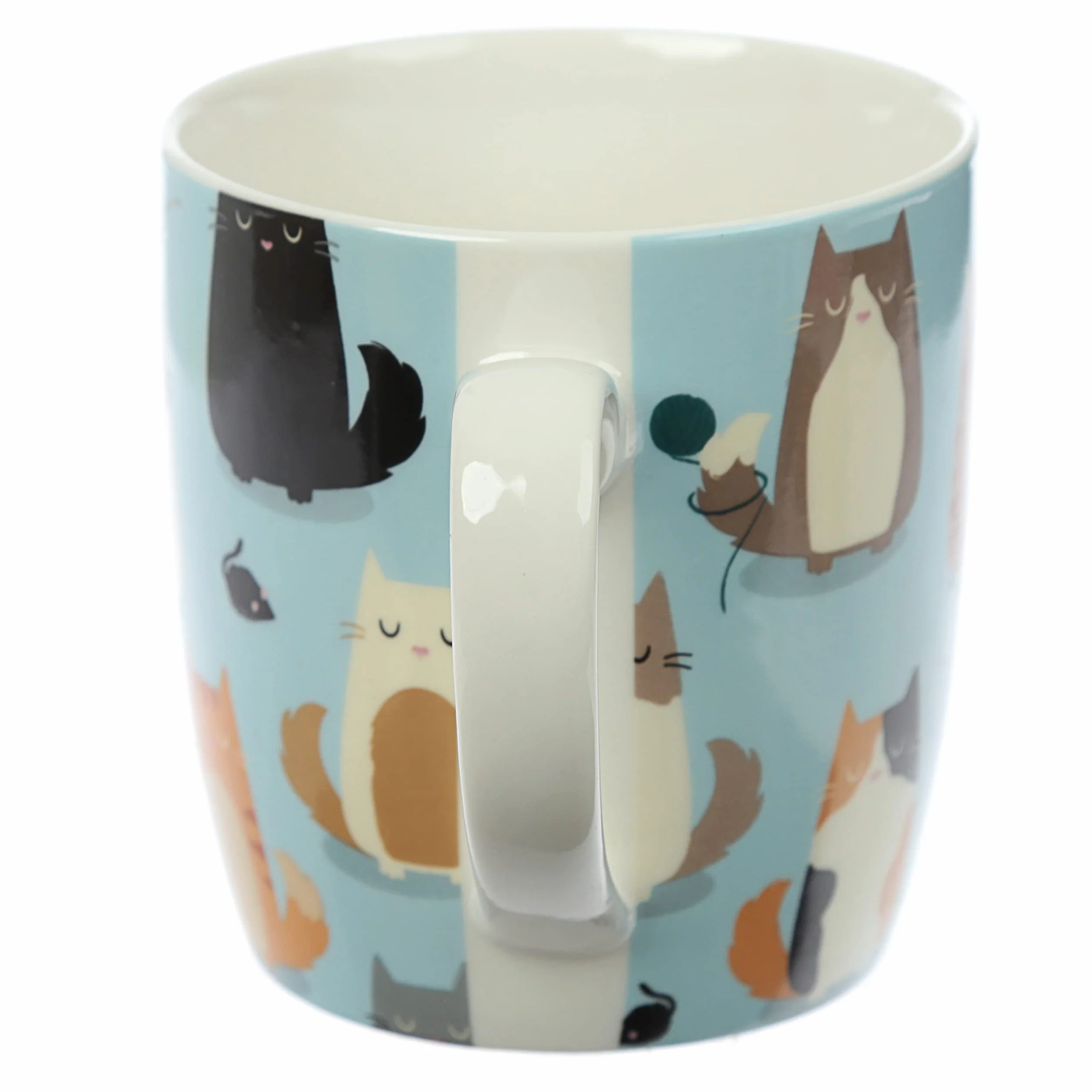 Puckator Feline Fine Cat Kubek, Porcelana, Wielokolorowy, 300 ml