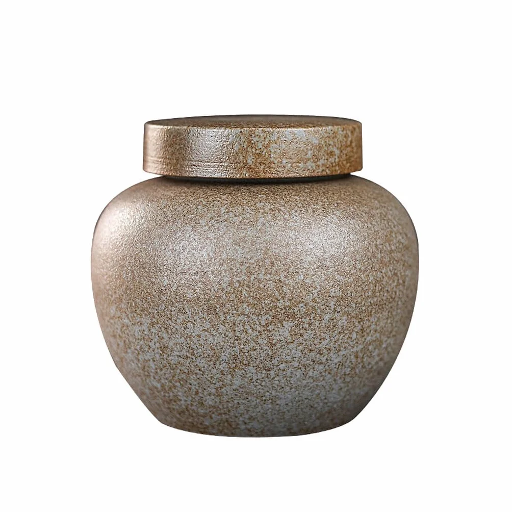 Puszka do herbaty retro kamionka puszka na herbatę czarna herbata zielona herbata pojemnik do przechowywania 850 ml ceramiczny suszone owoce przekąska pojemnik na herbatę