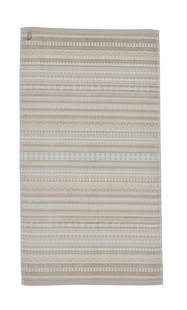 PiP Studio Geometric Print ręcznik piaskowy 55 x 100 cm (1 sztuka) biustonosz