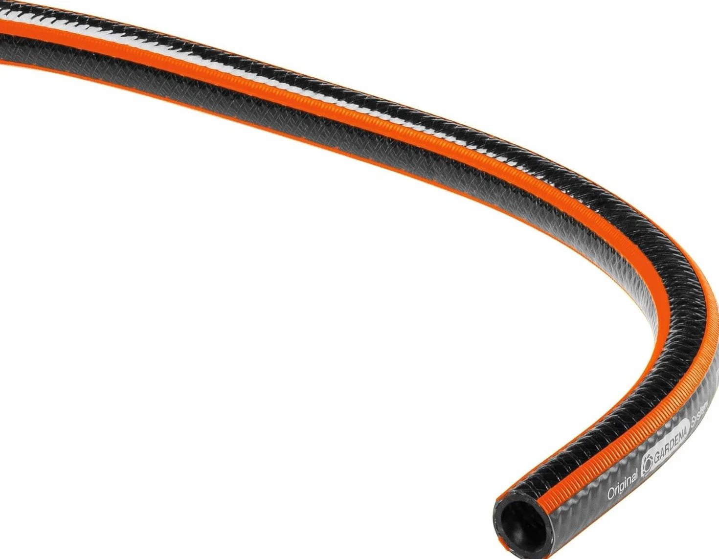 Gardena Comfort FLEX wąż 13 mm (1/2"), 10 m: odporny na odkształcenia, elastyczny wąż z profilem Power Grip, oplot spiralny, ciśnienie rozrywające 25 barów, bez części systemowych (18030-20)