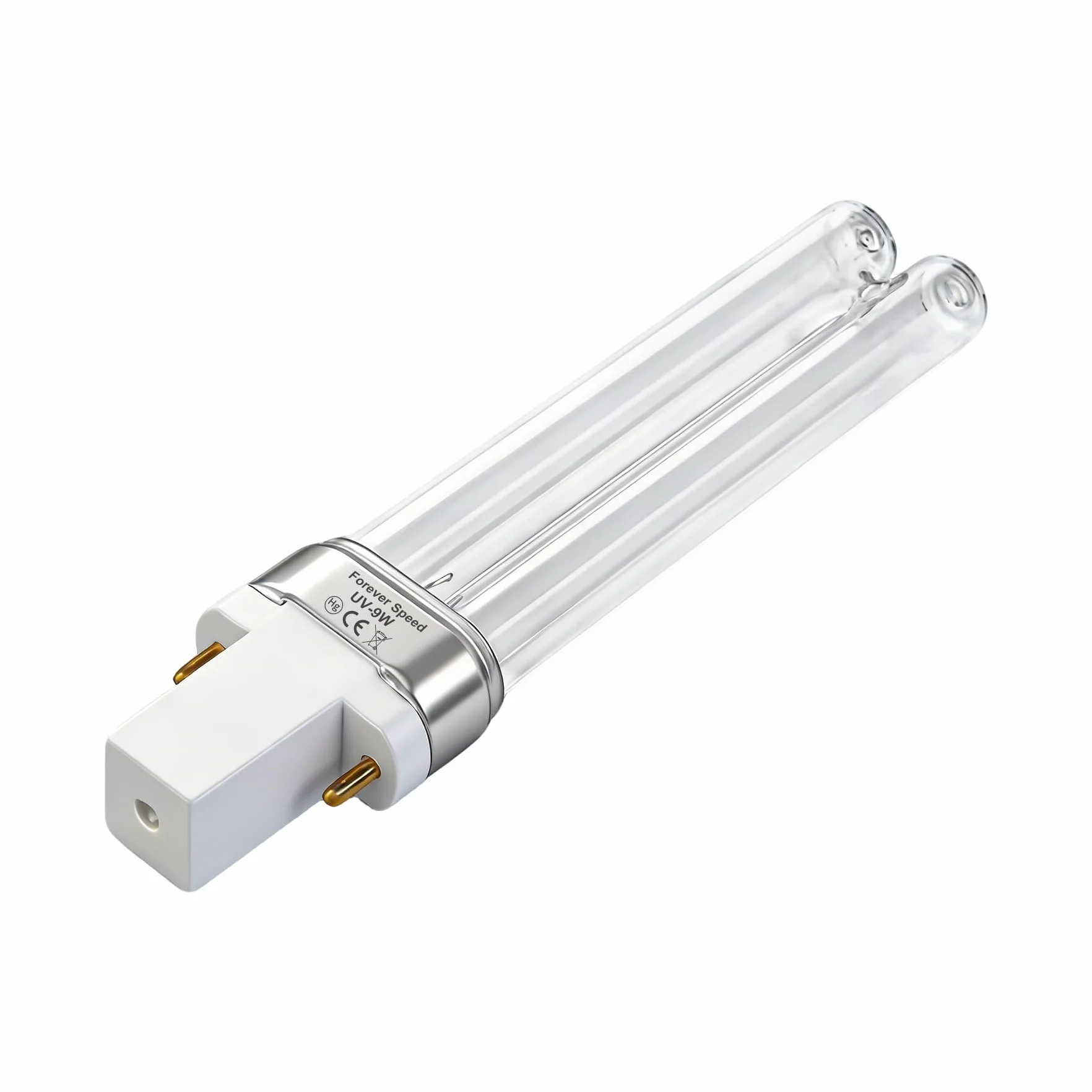 Forever Speed Lampa zastępcza UVC / rurka - kompaktowa lampa UV / rurka do UVC, oczyszczacz stawu - jednostka filtra światła, gniazdo G23 (9W)