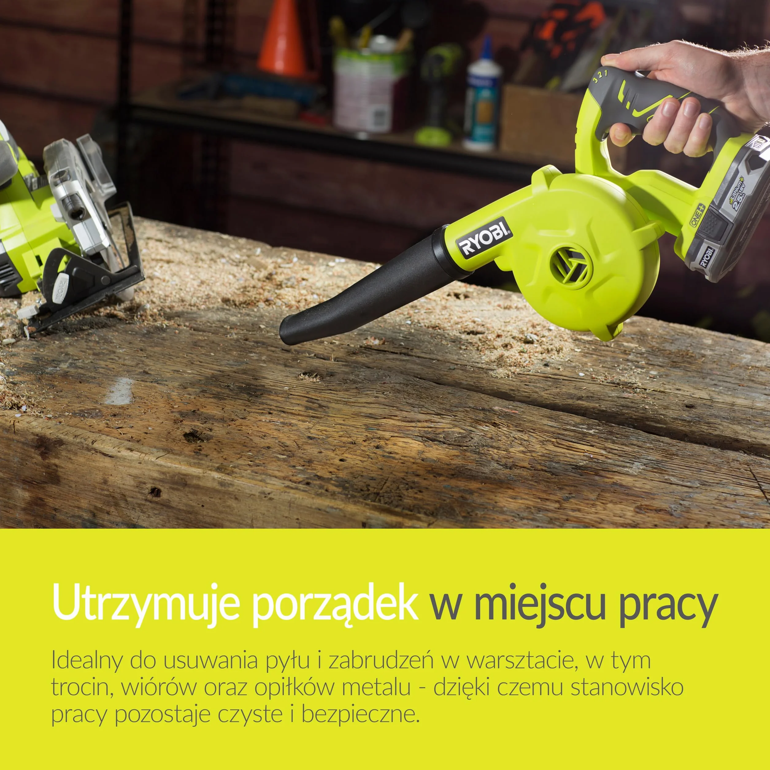 Ryobi Kompaktowa Dmuchawa 18V R18TB-0