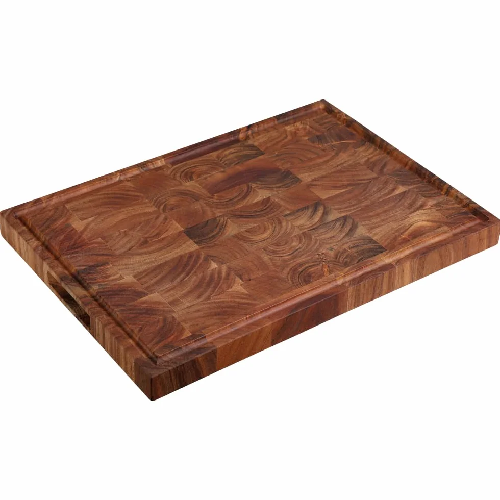 KESPER | Deska do krojenia i krojenia i krojenia, materiał: drewno akacjowe, wymiary: 50 x 35 x 3,5 cm, kolor: brązowy, naturalny | 29154